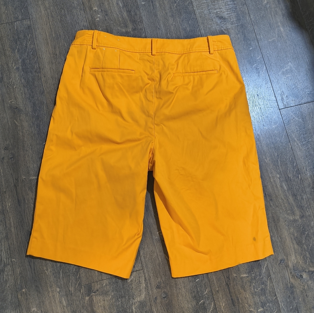 Talbots Orange Women's Summer Shorts Casual Vacation Size 14 - Picture 3 of 7